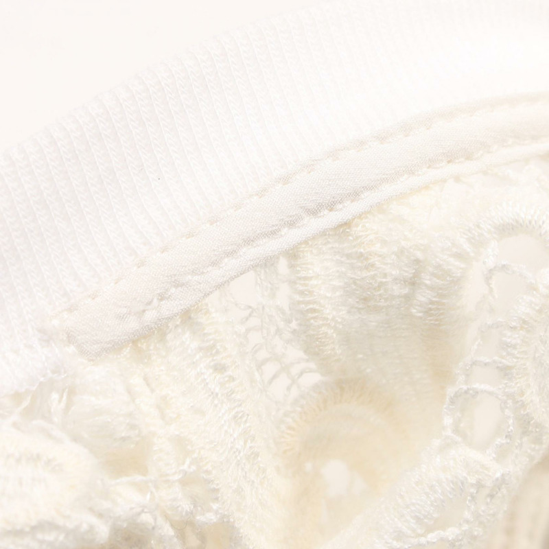 Miu Miu T卹 #S 短袖襯衫 人造絲尼龍 白色 二手 女款-5