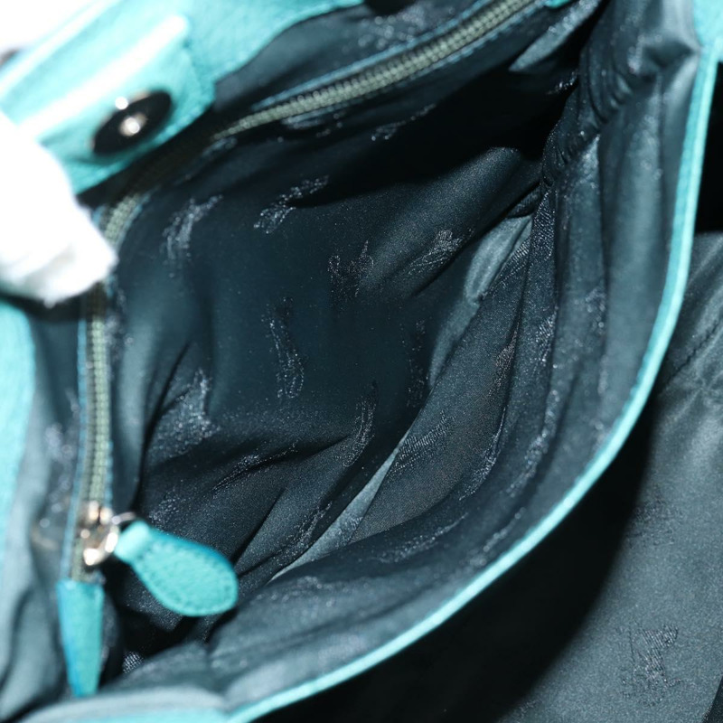 【日本直送】CELINE 手提包 皮革 2 款 綠松石色 銀色 正品 ki5907A-22