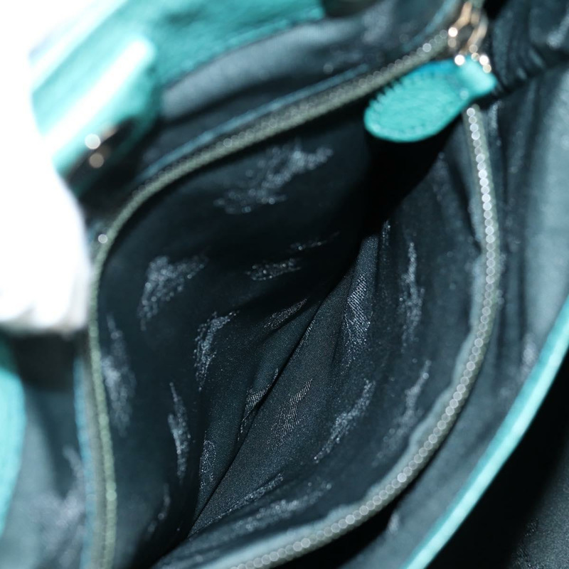 【日本直送】CELINE 手提包 皮革 2 款 綠松石色 銀色 正品 ki5907A-23