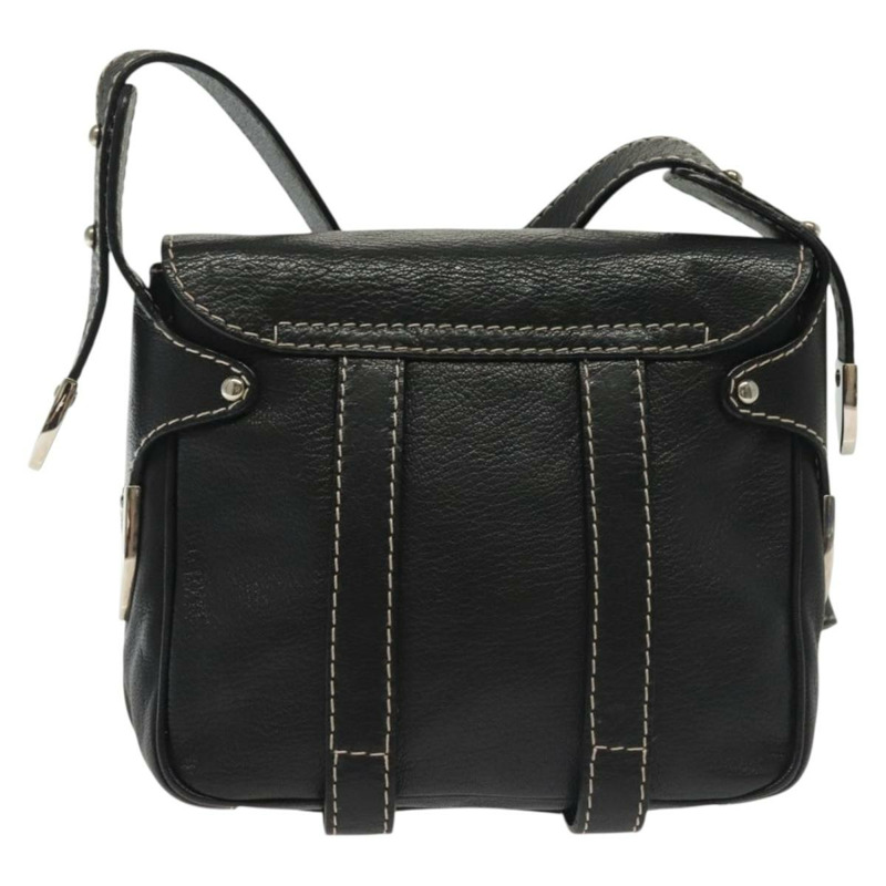 【日本直送】BALLY 肩背包 皮革 黑色 銀色 正品 BA5493-1