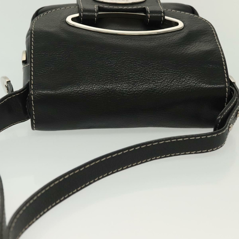 【日本直送】BALLY 肩背包 皮革 黑色 銀色 正品 BA5493-5