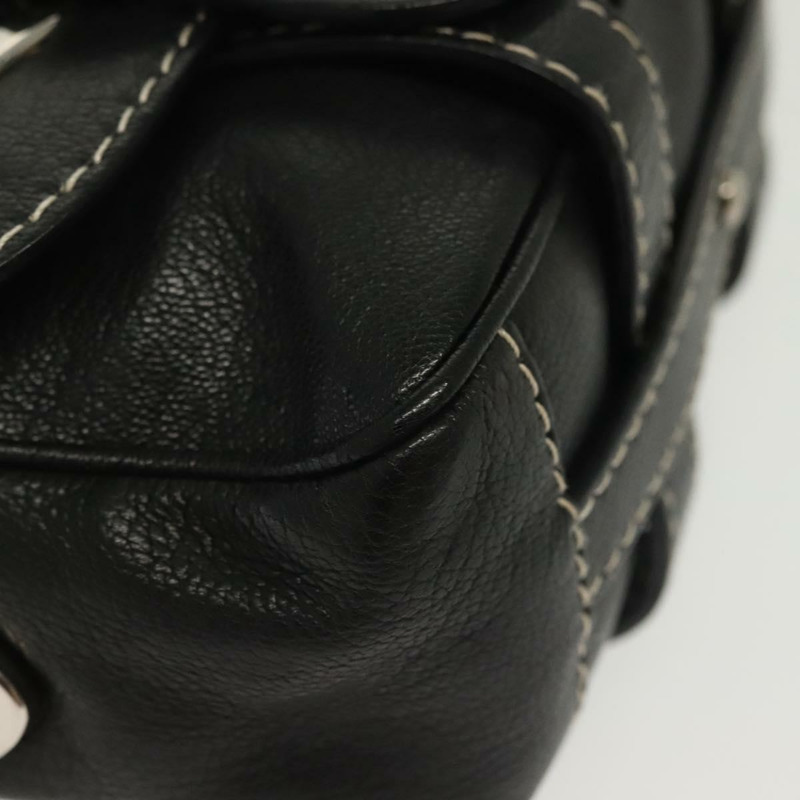 【日本直送】BALLY 肩背包 皮革 黑色 銀色 正品 BA5493-8