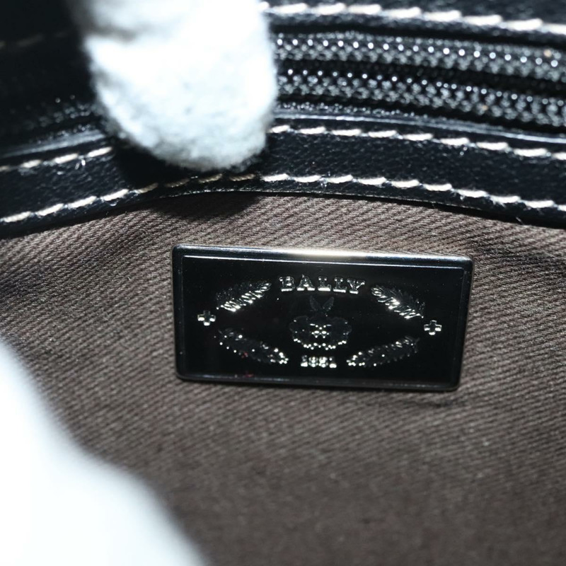 【日本直送】BALLY 肩背包 皮革 黑色 銀色 正品 BA5493-17