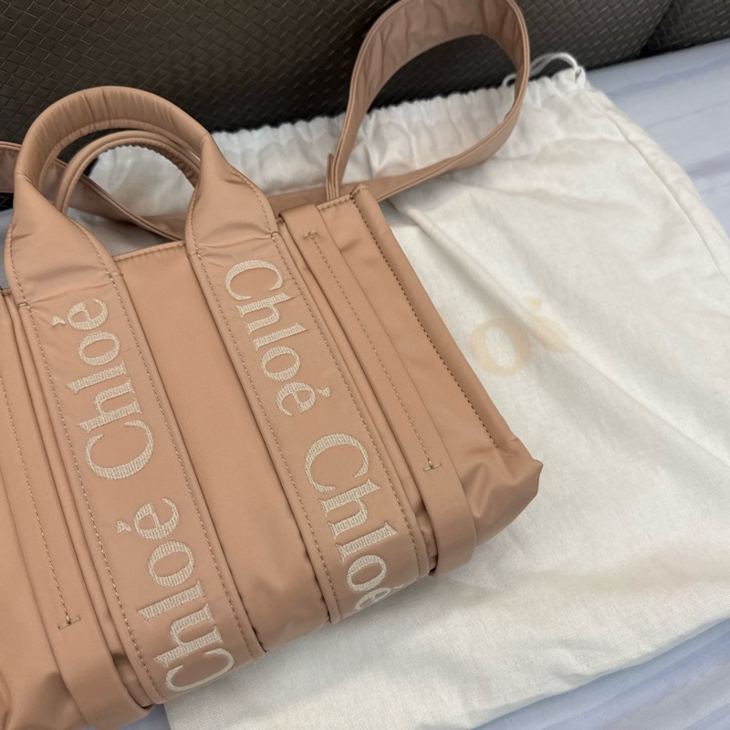 Chloe 粉色尼龍woody （小）-降價-0