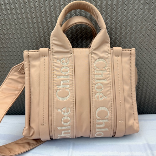 Chloe 粉色尼龍woody （小）-降價-5