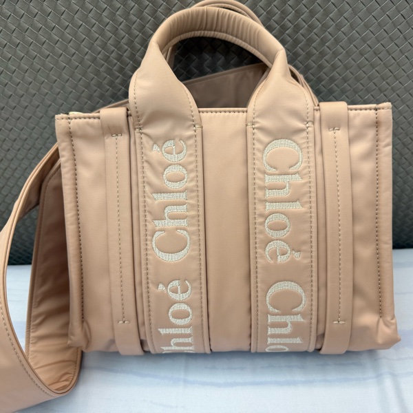 Chloe 粉色尼龍woody （小）-降價-6