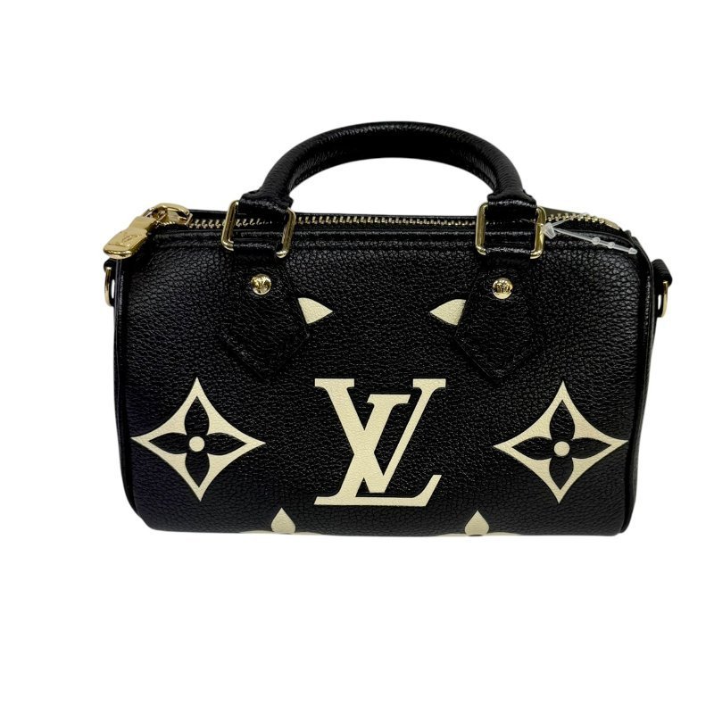 【美收精品】LV 黑色NANO SPEEDY肩背包 B-475【隔月月中將轉賣至日本 上架期限30天】-1