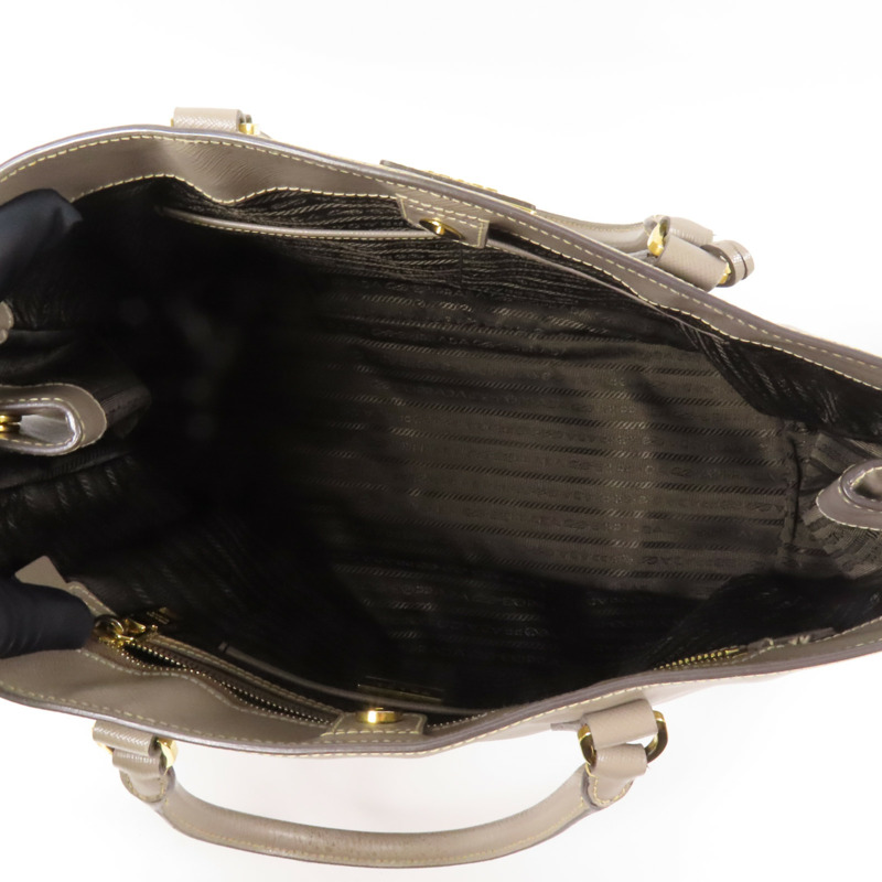 PRADA Saffiano皮革Shoulder Bag金扣肩背袋-4