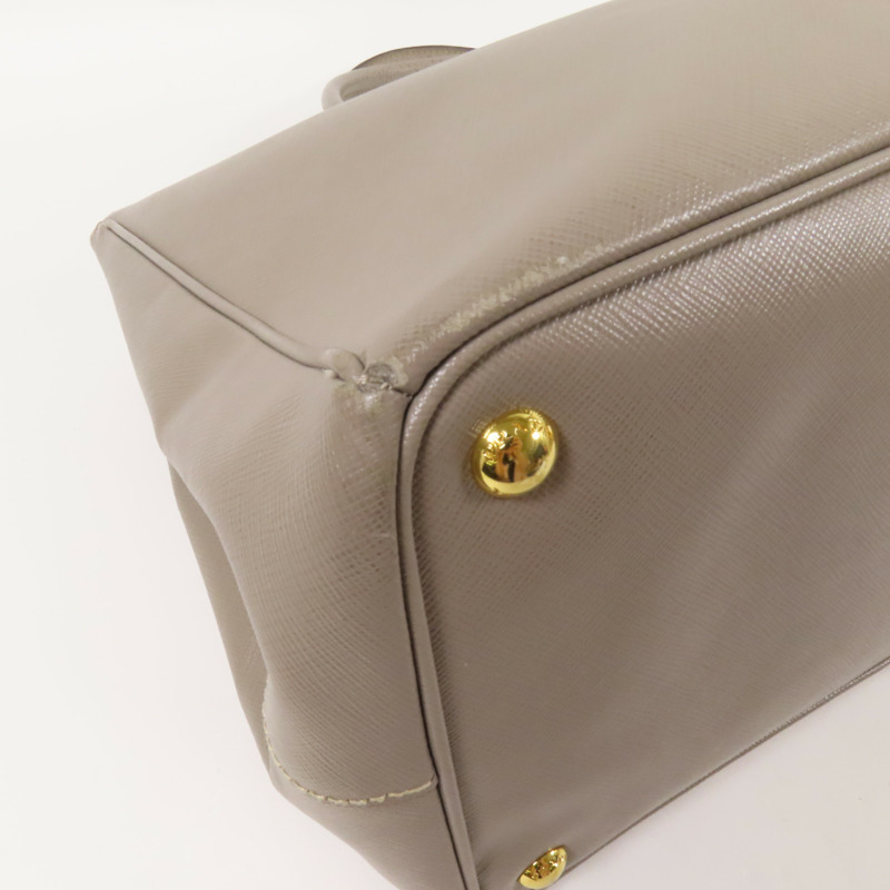 PRADA Saffiano皮革Shoulder Bag金扣肩背袋-10