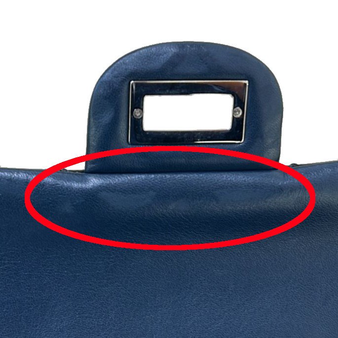 CHANEL 漆皮皮革2.55 Jumbo銀扣鏈帶肩背袋-17