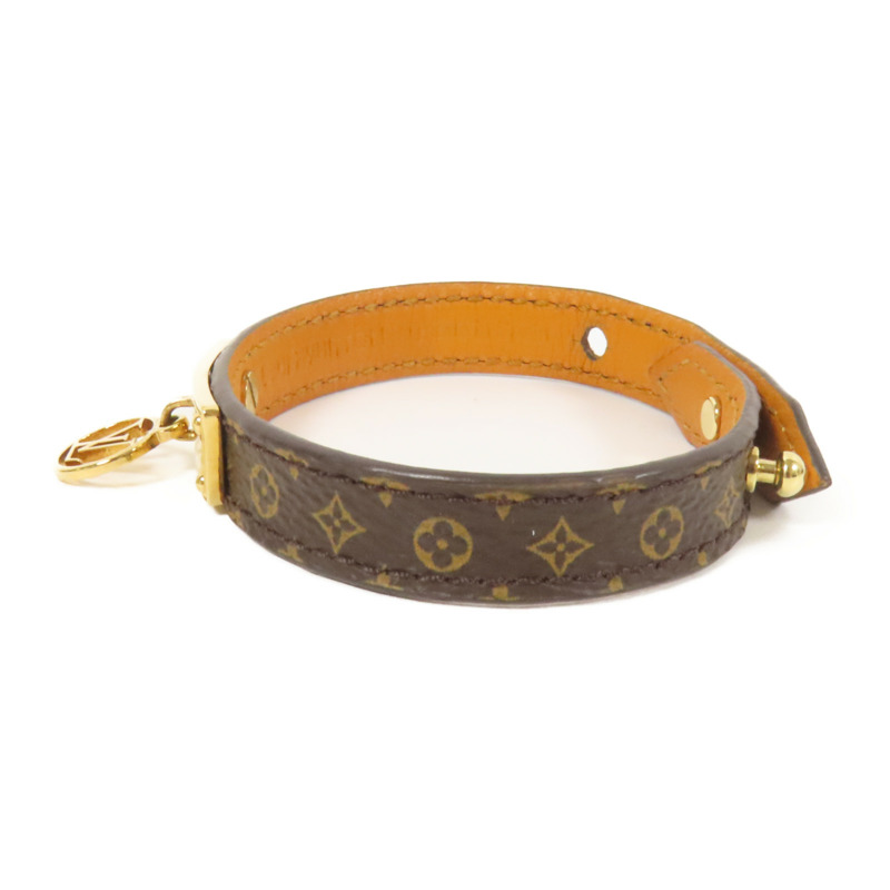 LOUIS VUITTON Monogram Logo Mania Bracelet金扣手鐲-1