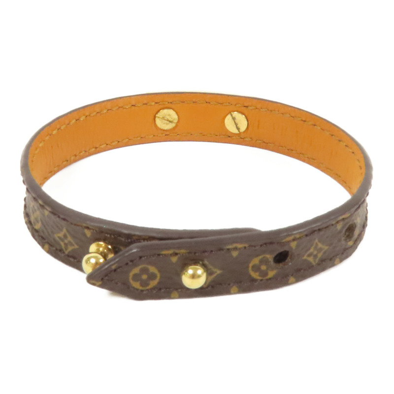 LOUIS VUITTON Monogram Logo Mania Bracelet金扣手鐲-2