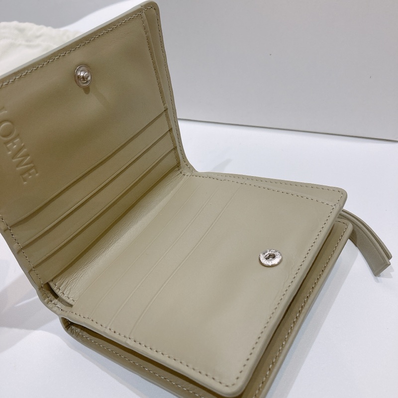 TW4451 Loewe 羅意威 拼色拉鏈散錢短錢包Compact Zip Wallet-16