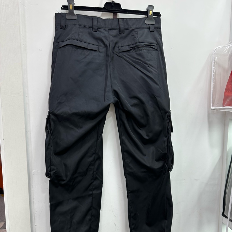 PRADA普拉達 金屬三角標休閒工裝長褲44碼-2