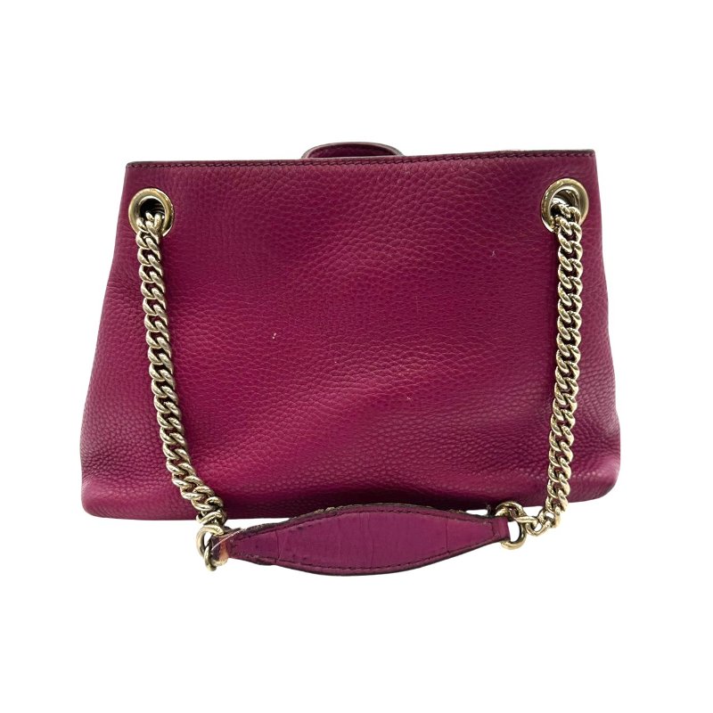 【美收精品】GUCCI 桃紅流蘇肩背包 B-793【隔月月中將轉賣至日本 上架期限30天】-1