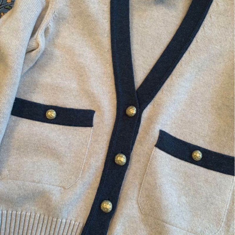 chanel針織外套香奈兒針織外套香奈兒經典上衣外套購於台灣專櫃保證真品chanel外套-8