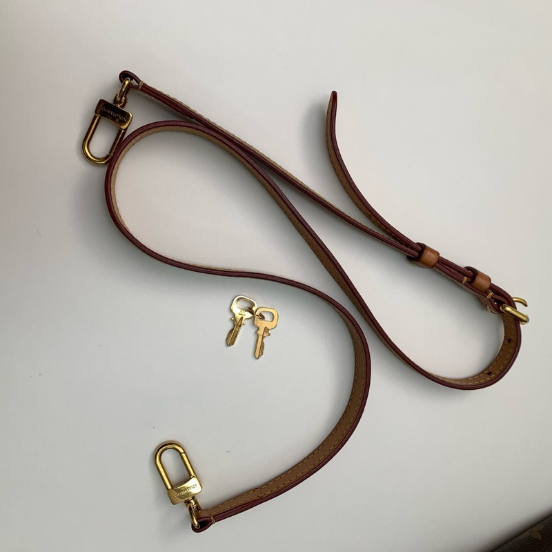 9成新 LV路易威登 芯片款老花餃子包-8