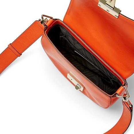 REBECCA MINKOFF Paris 馬鞍包 肩背/斜背二用 紅色 防刮皮革-1