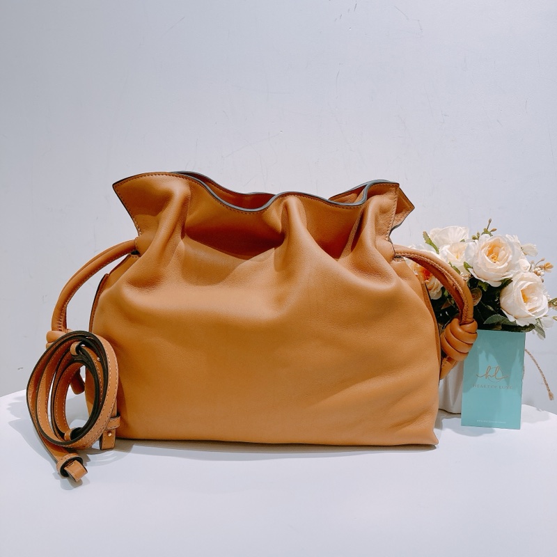 TW4452 Loewe 羅意威中號 肩背包Medium Flamenco Clutch BagWarm Desert-1