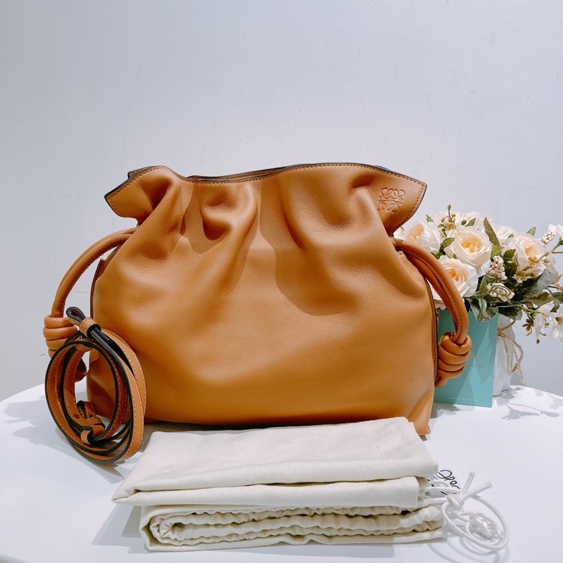 TW4452 Loewe 羅意威中號 肩背包Medium Flamenco Clutch BagWarm Desert-15