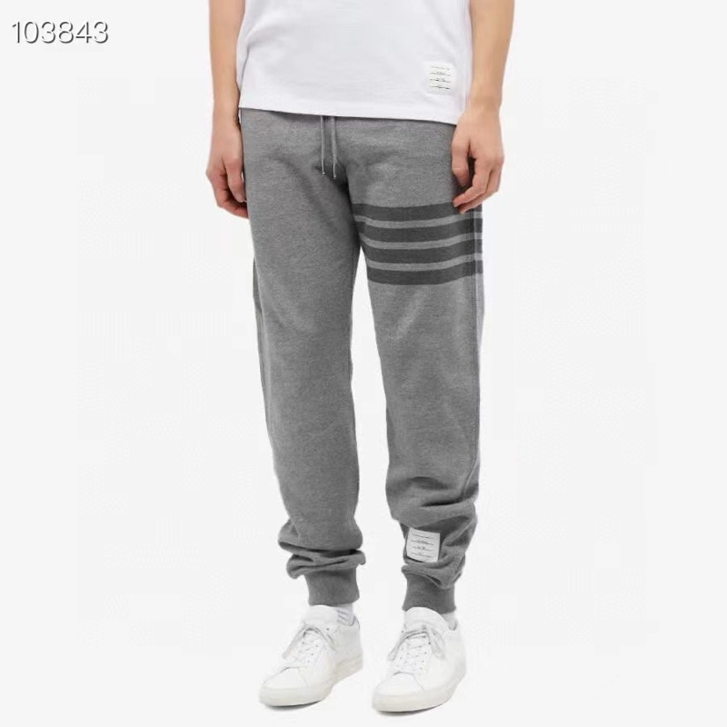 促銷品 Thom Browne 男款 深灰色 四道槓 運動褲 #3-4