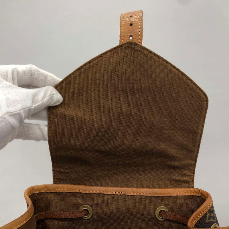 【二手精品】Louis Vuitton Monogram Montsouris GM 大號後背包 M51135 經典款(停產)-11