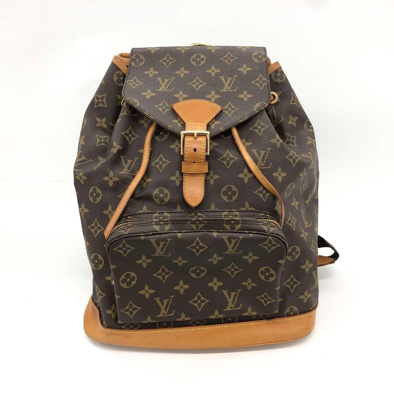 【二手精品】Louis Vuitton Monogram Montsouris GM 大號後背包 M51135 經典款(停產)-18