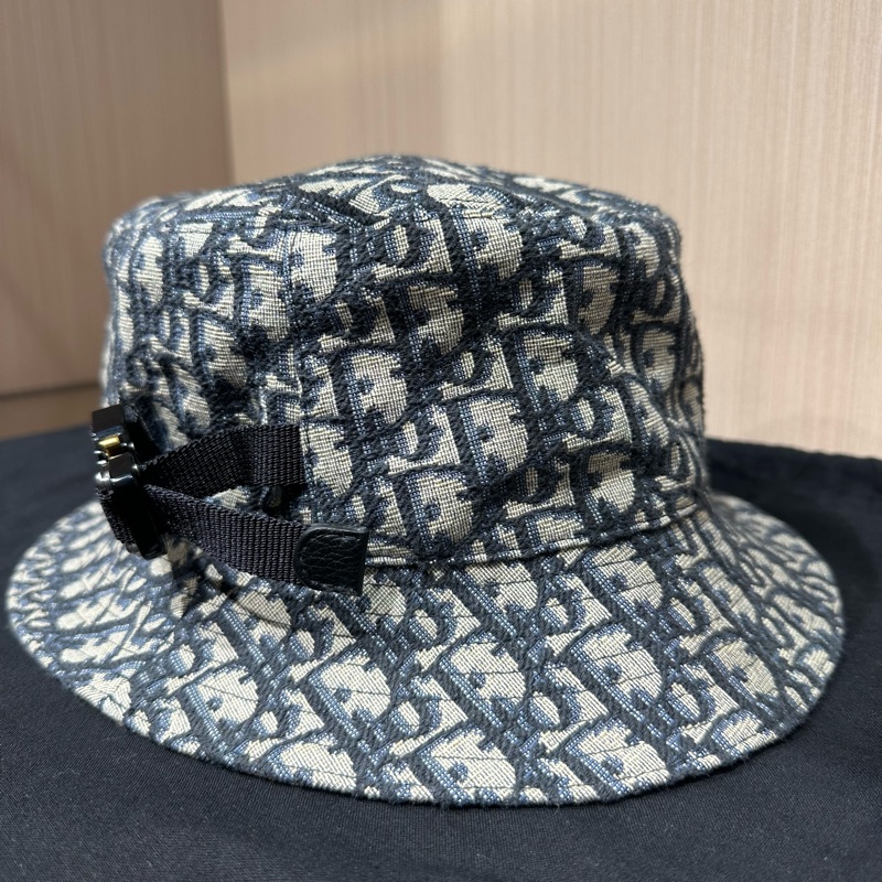 Dior迪奧印花黑扣帽子-2