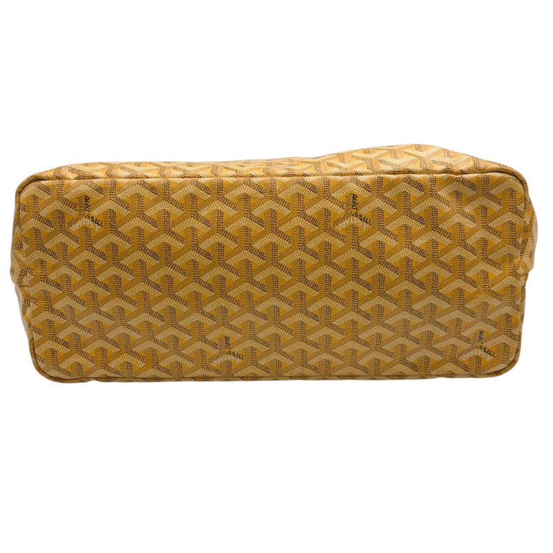 【美收精品】GOYARD 黃色老花手提袋 B-737【隔月月中將轉賣至日本 上架期限30天】-4