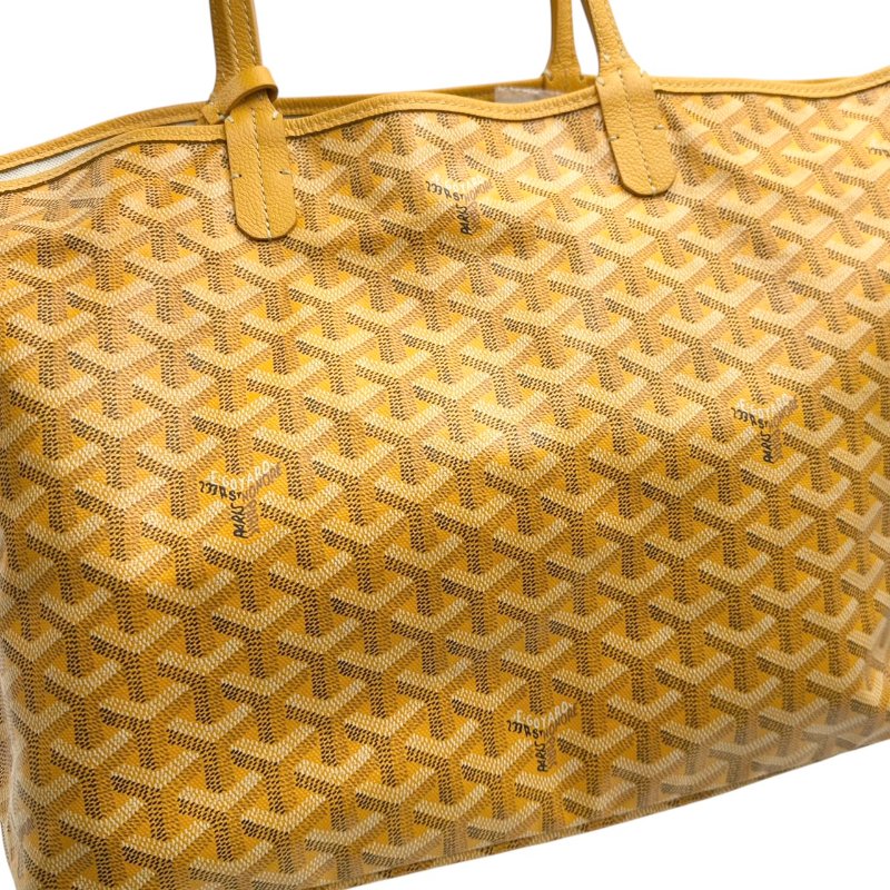 【美收精品】GOYARD 黃色老花手提袋 B-737【隔月月中將轉賣至日本 上架期限30天】-7