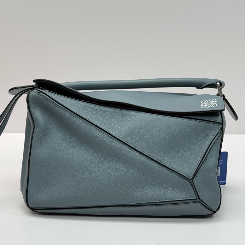 LOEWE/羅意威 puzzle幾何包 中號 霧霾藍色-10