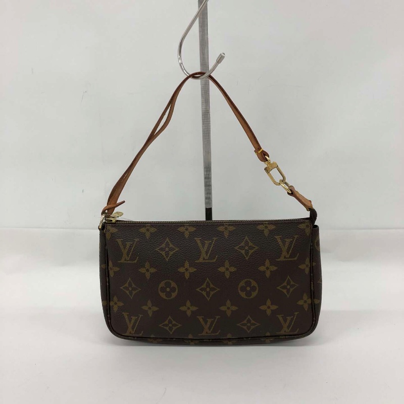 【二手精品】Louis Vuitton Monogram Pochette Accessoires M51980 麻將包 腋下包 經典停產款-8