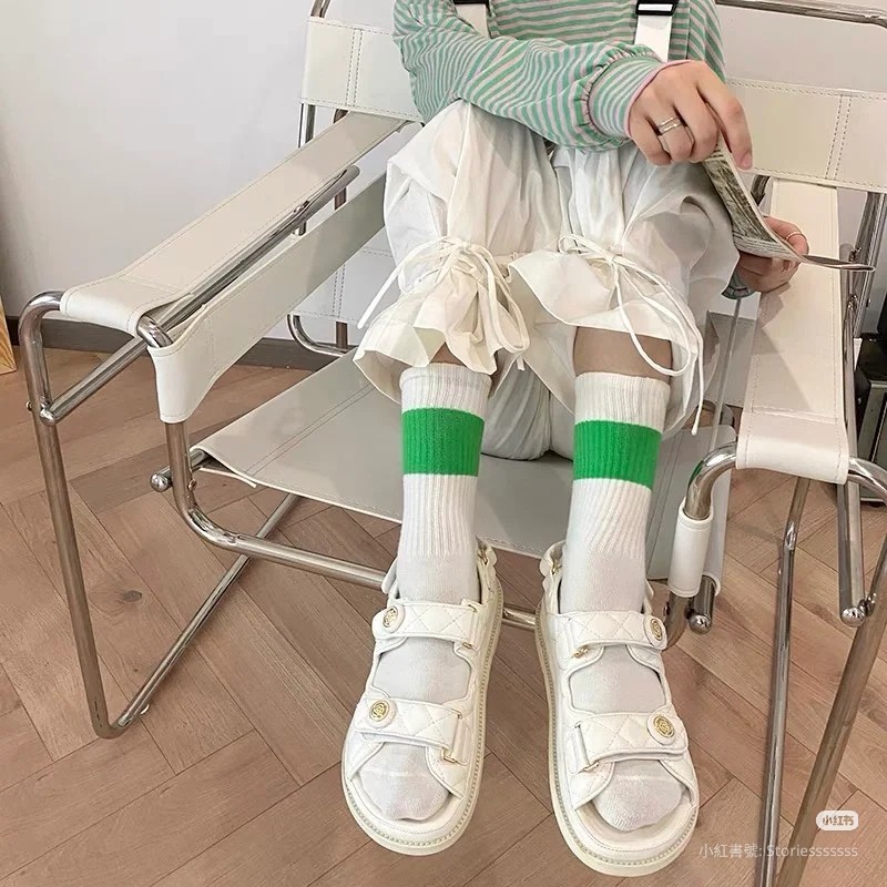 莉亞精品♡Chanel 金幣釦涼拖鞋 尺碼37 二手美鞋-3