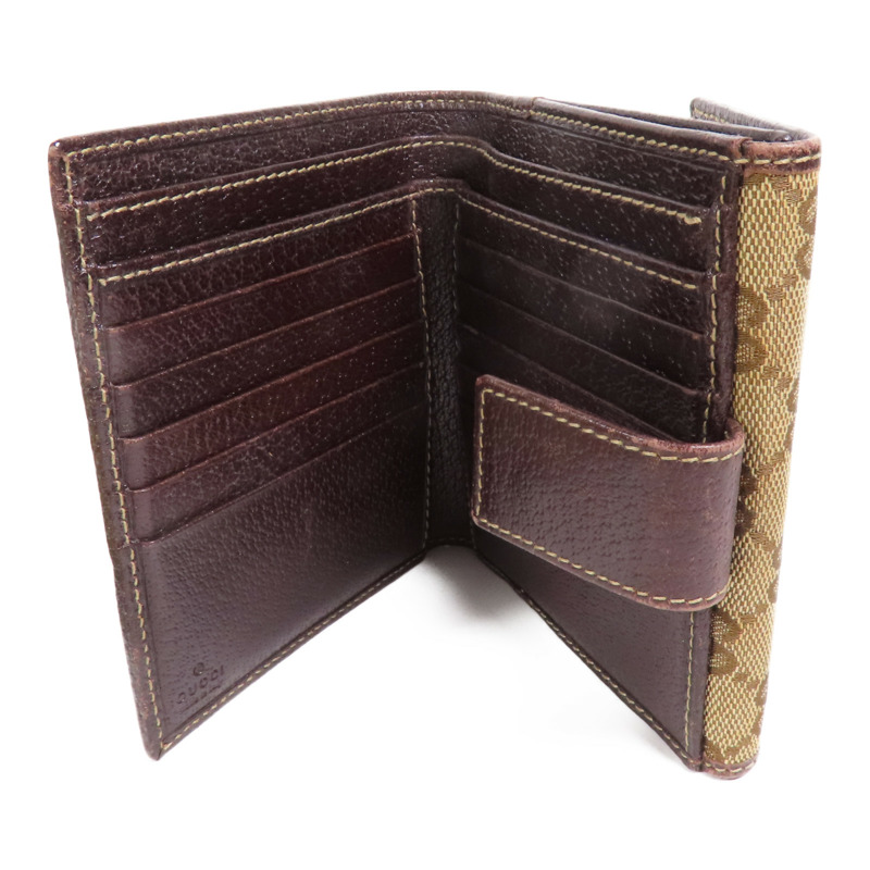 GUCCI 帆布Wallet金扣錢包-13