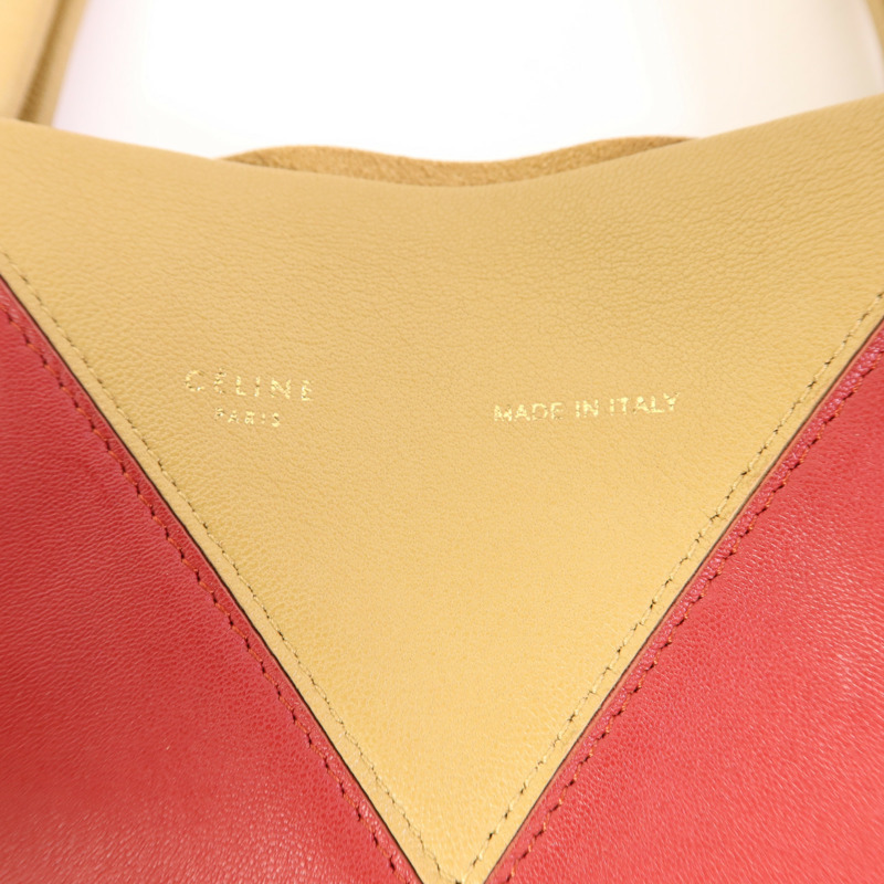 CELINE 羊皮皮革CABAS Tote Bag金扣手挽袋-8