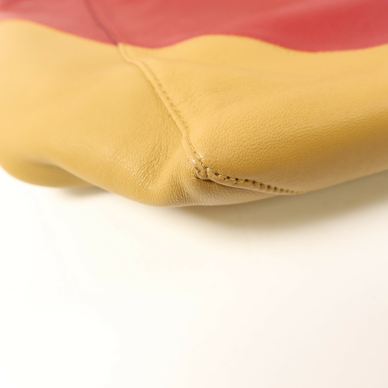 CELINE 羊皮皮革CABAS Tote Bag金扣手挽袋-13