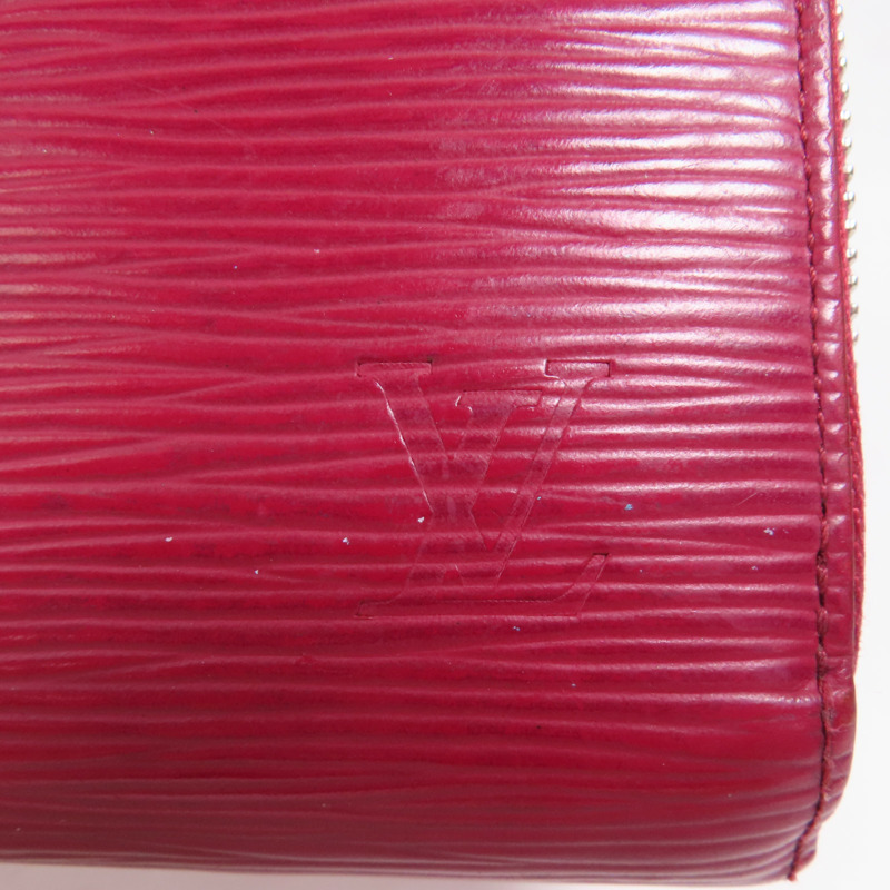 LOUIS VUITTON Epi Zippy銀扣長錢包-12