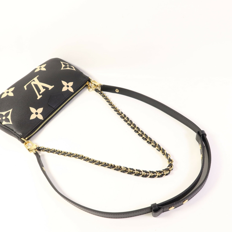 LOUIS VUITTON Monogram Empriente Multi Pochette Accessoires金扣手挽肩背兩用袋-5