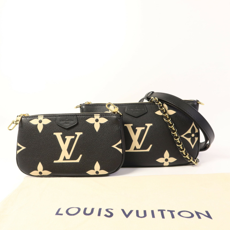 LOUIS VUITTON Monogram Empriente Multi Pochette Accessoires金扣手挽肩背兩用袋-14