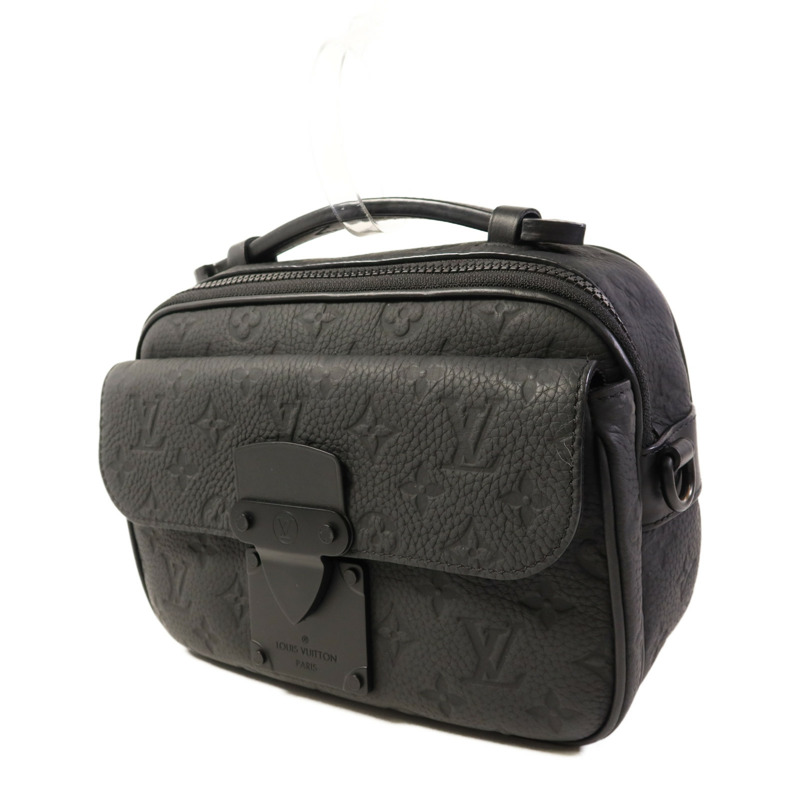 LOUIS VUITTON Taurillon S Lock Messenger手挽肩背兩用袋-1