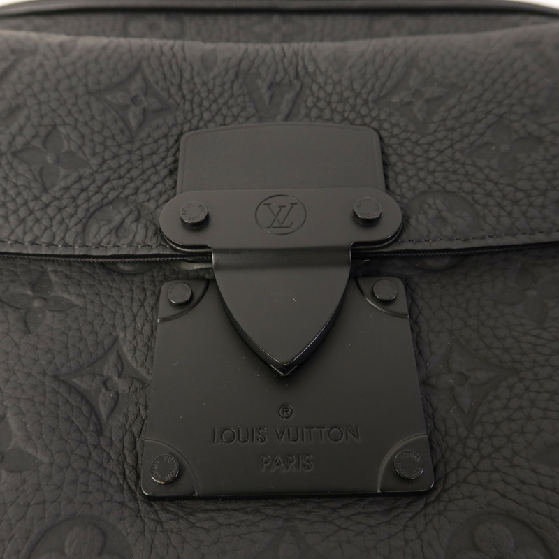 LOUIS VUITTON Taurillon S Lock Messenger手挽肩背兩用袋-7