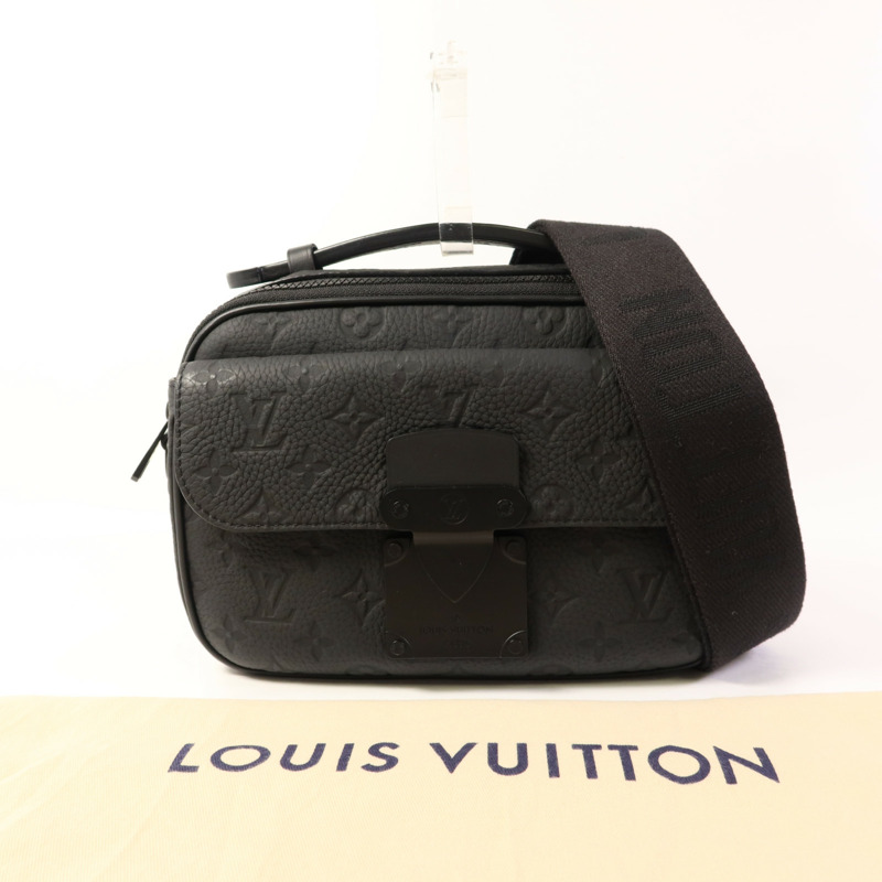 LOUIS VUITTON Taurillon S Lock Messenger手挽肩背兩用袋-13