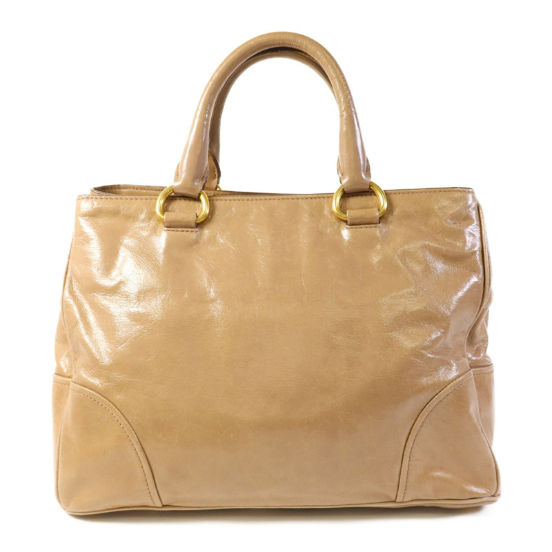 PRADA 牛皮皮革2 Way Shoulder金扣手挽肩背兩用袋-1