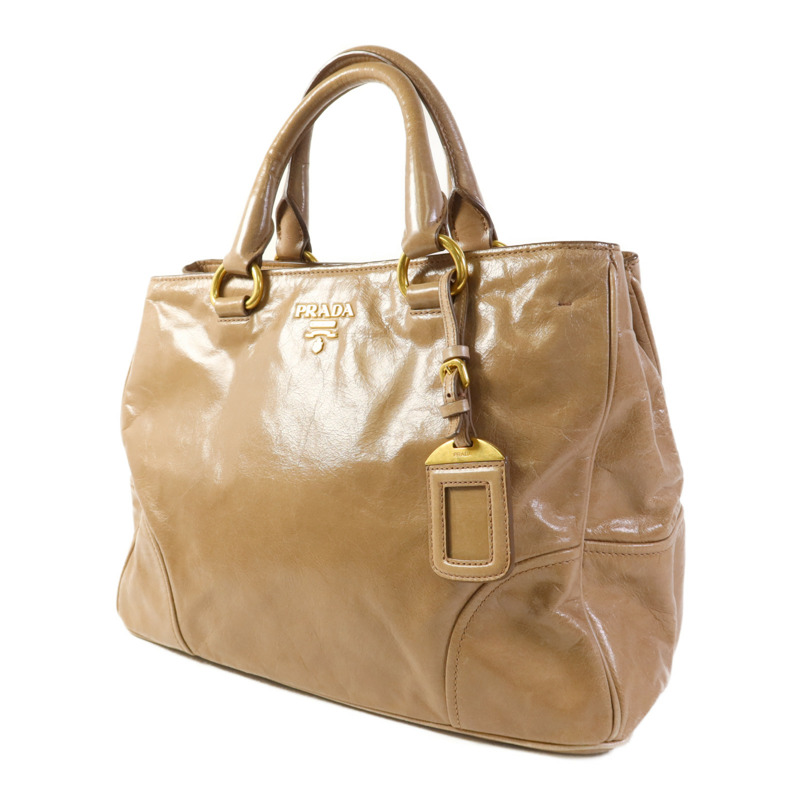 PRADA 牛皮皮革2 Way Shoulder金扣手挽肩背兩用袋-2