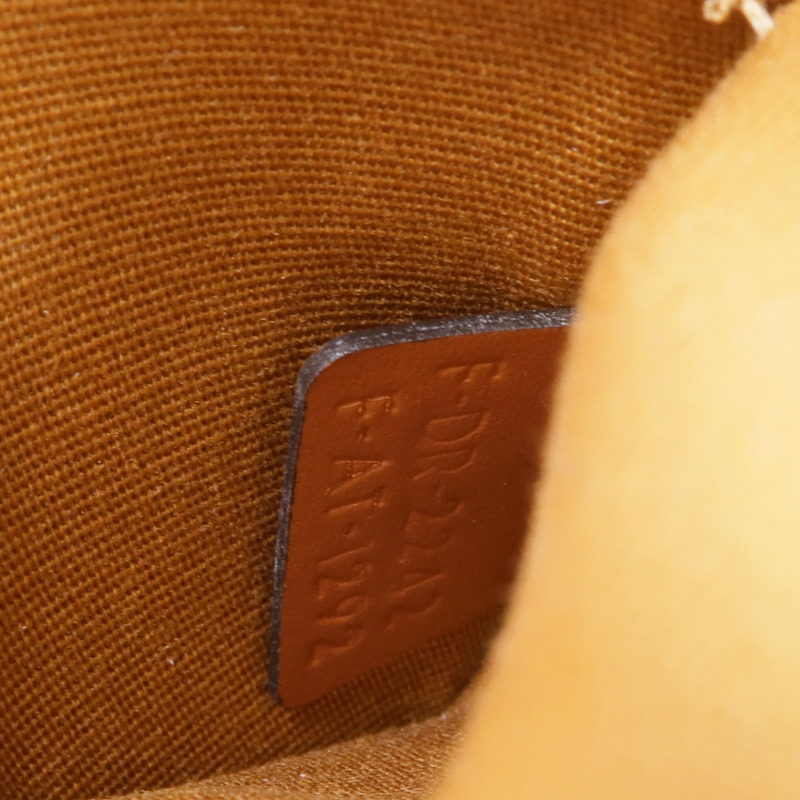 CELINE 塗層帆布Folco Bag金扣肩背袋-6