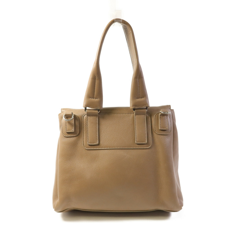 GIVENCHY 牛皮皮革2 Way Shoulder Bag銀扣手挽肩背兩用袋-1