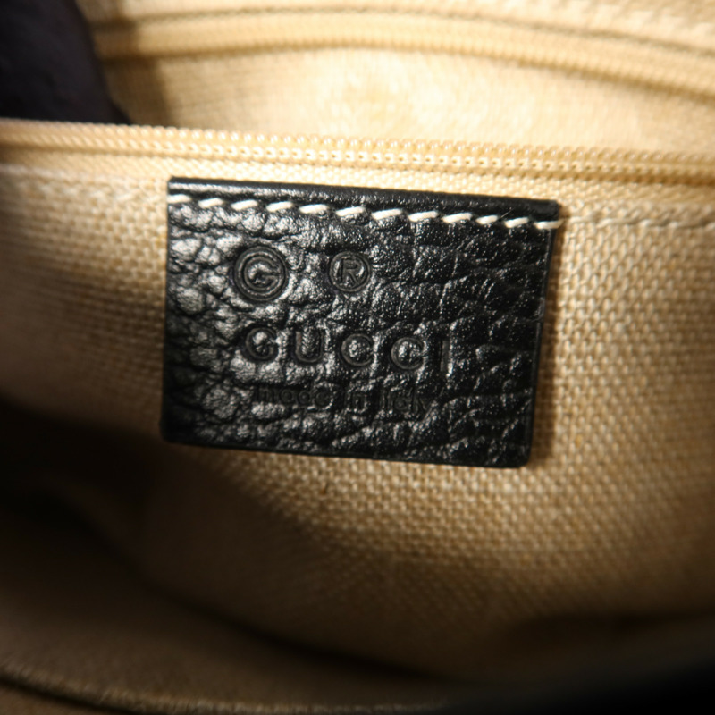 GUCCI 牛皮皮革Chain Shoulder金扣鏈帶肩背袋-6