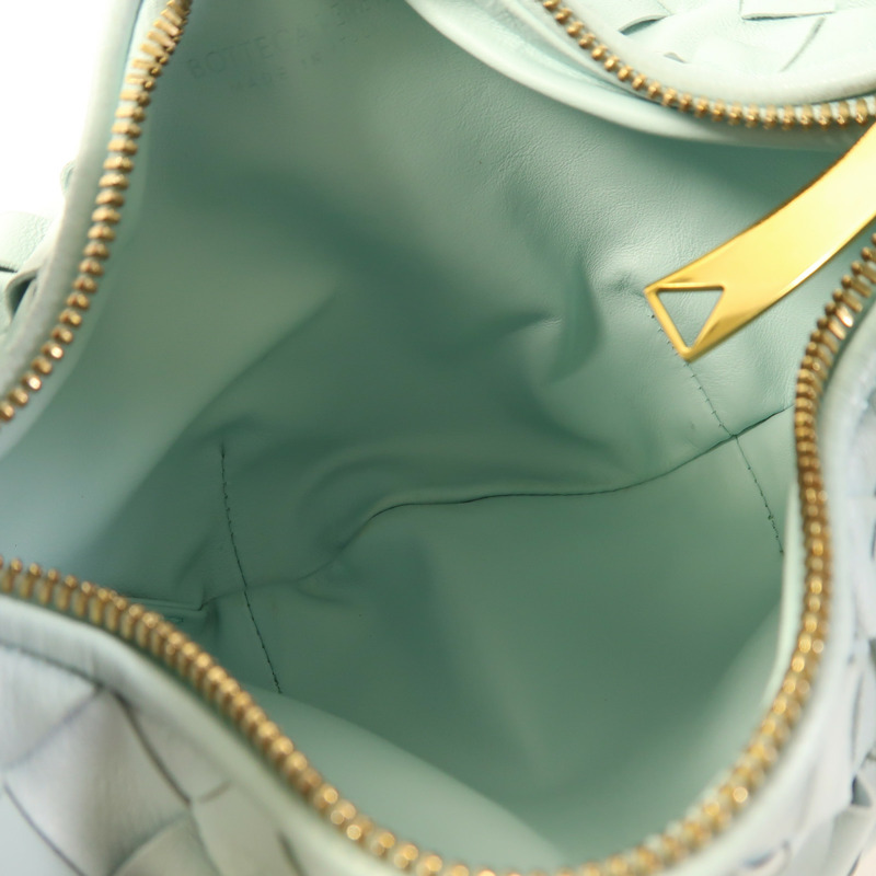 BOTTEGA VENETA 羊皮皮革Jodie金扣手挽袋-4