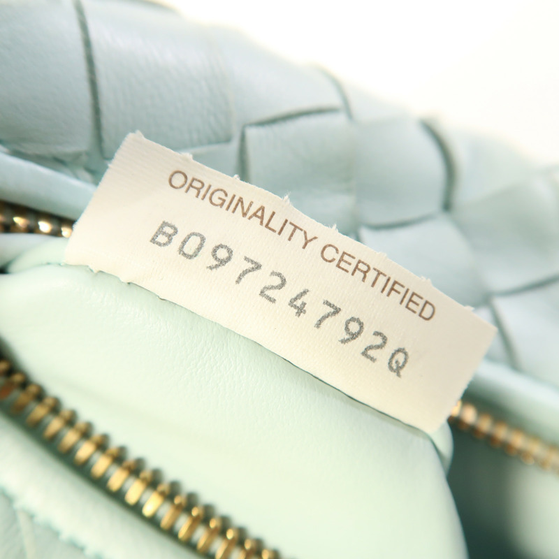 BOTTEGA VENETA 羊皮皮革Jodie金扣手挽袋-6