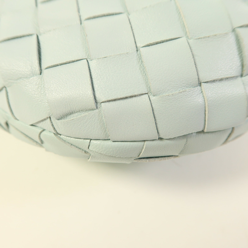 BOTTEGA VENETA 羊皮皮革Jodie金扣手挽袋-8